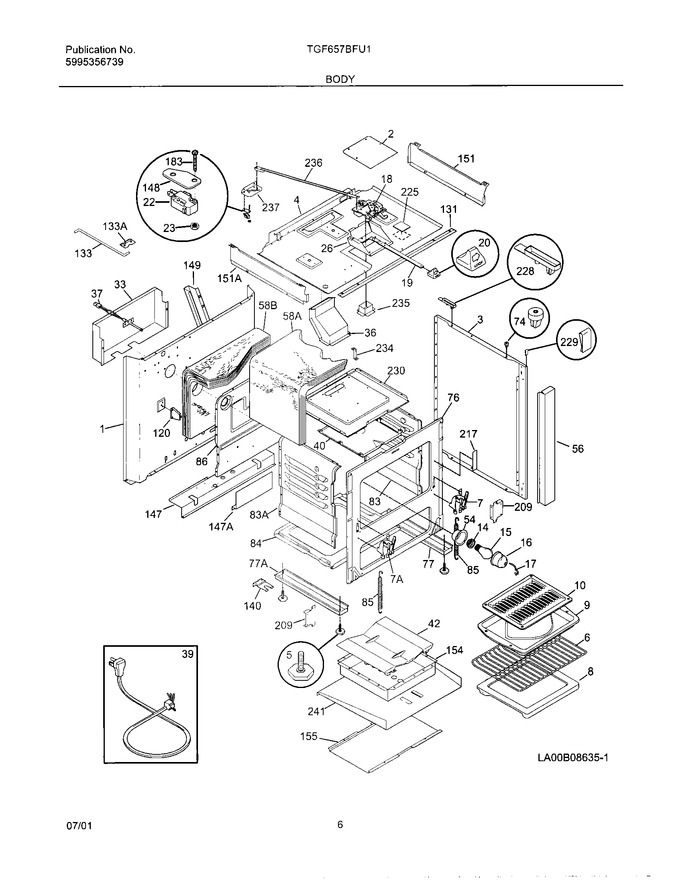 Diagram for TGF657BFU1