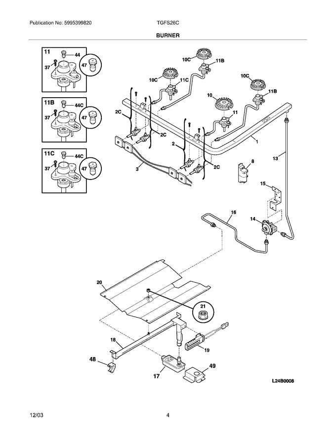 Diagram for TGFS26CQB
