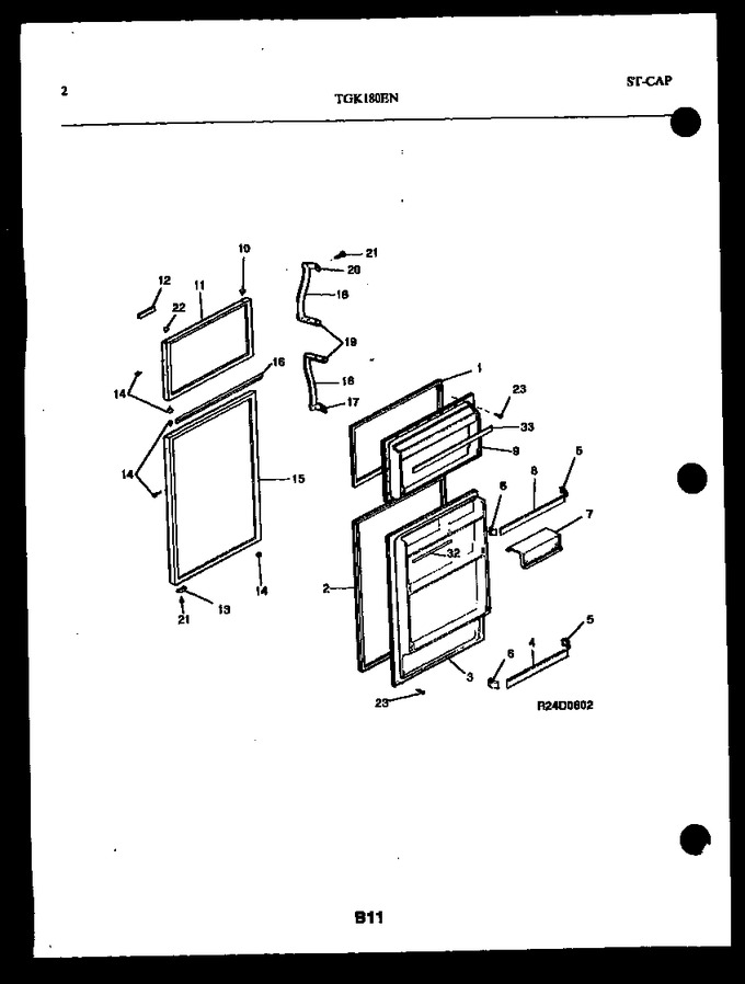 Diagram for TGK180EN4W