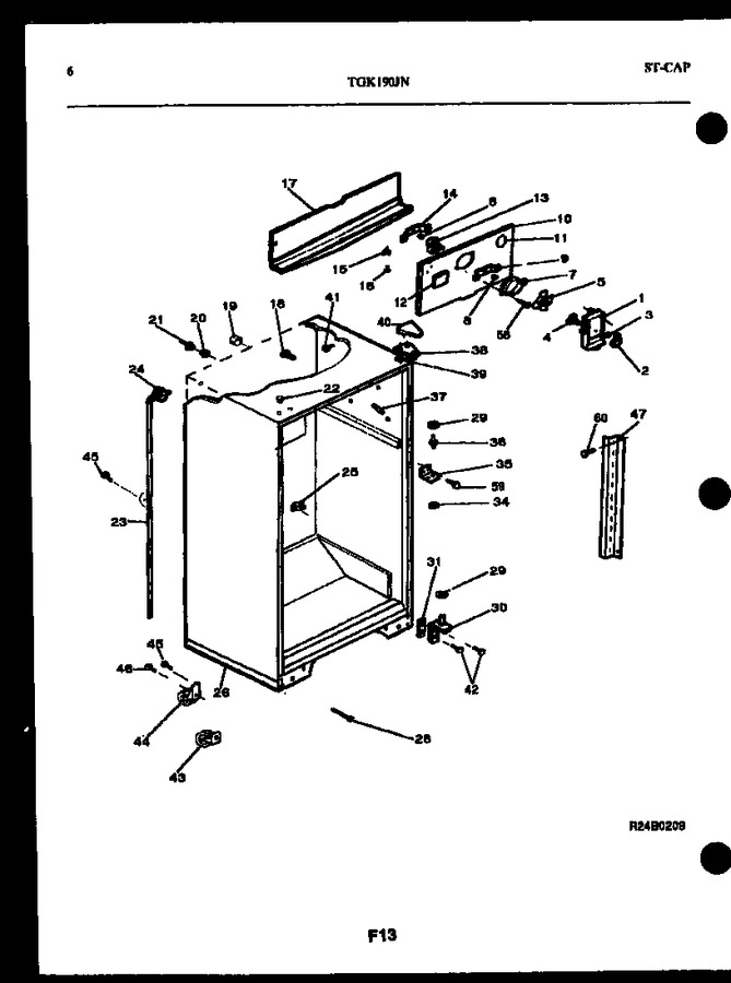 Diagram for TGK190JN0W