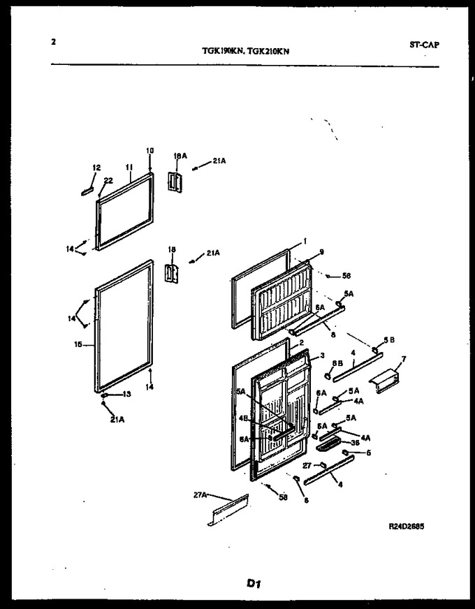 Diagram for TGK210KN0W