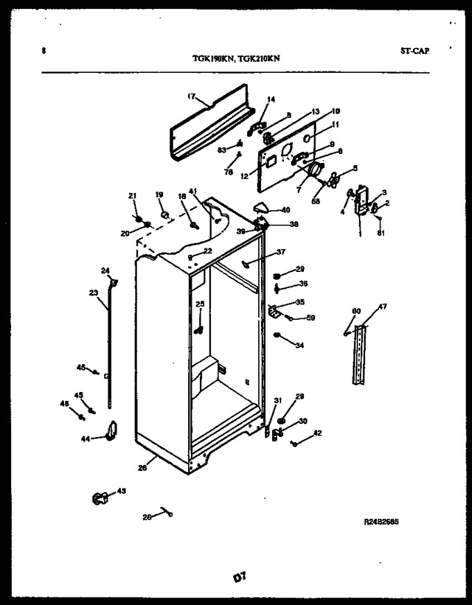 Diagram for TGK210KN0W