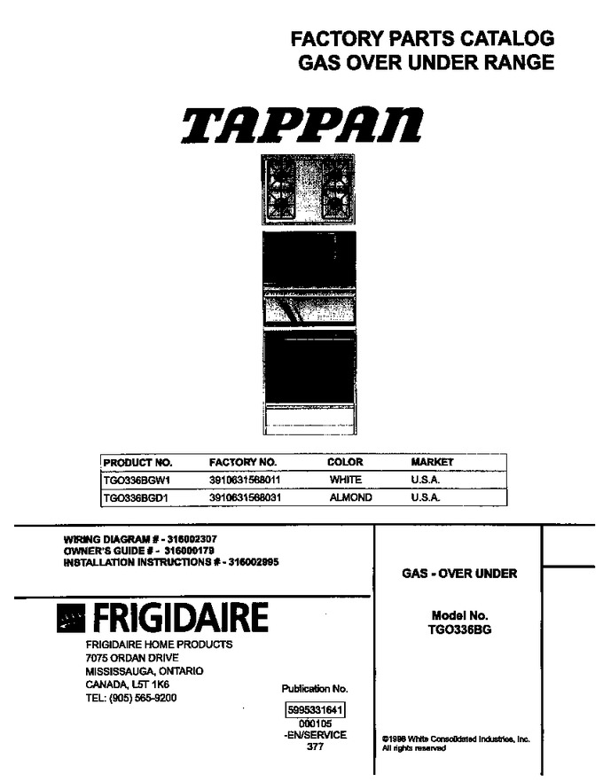Diagram for TGO336BGW1
