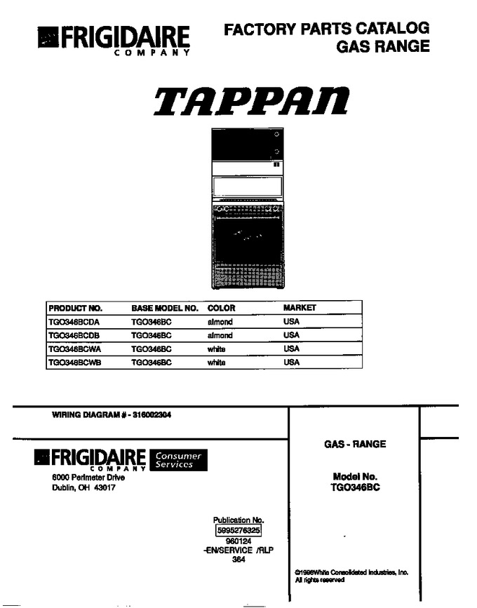 Diagram for TGO346BCDB