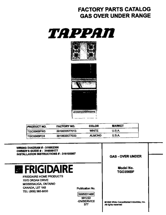 Diagram for TGO356BFW3