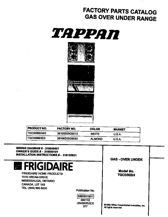 Diagram for TGO356BHW3