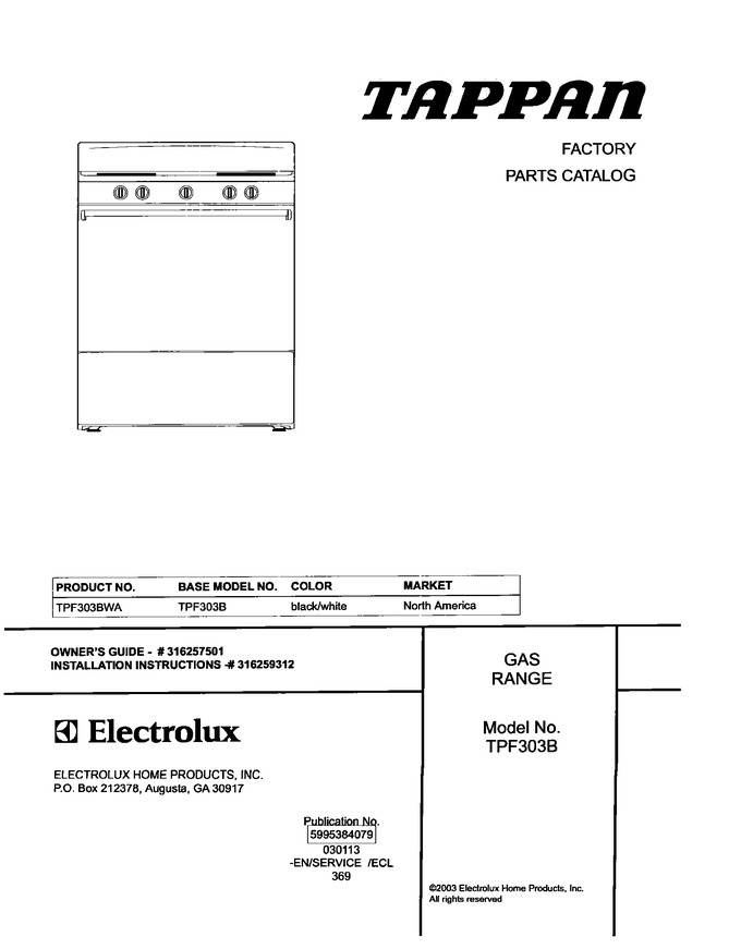 Diagram for TPF303BWA