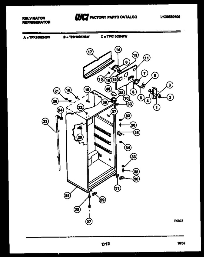 Diagram for TPK160EN3V