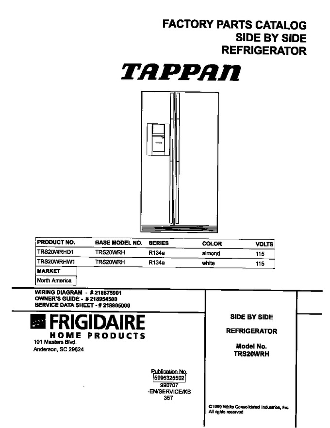 Diagram for TRS20WRHW1