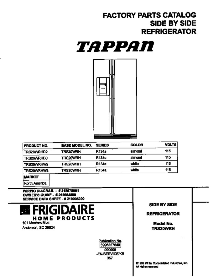 Diagram for TRS20WRHD2