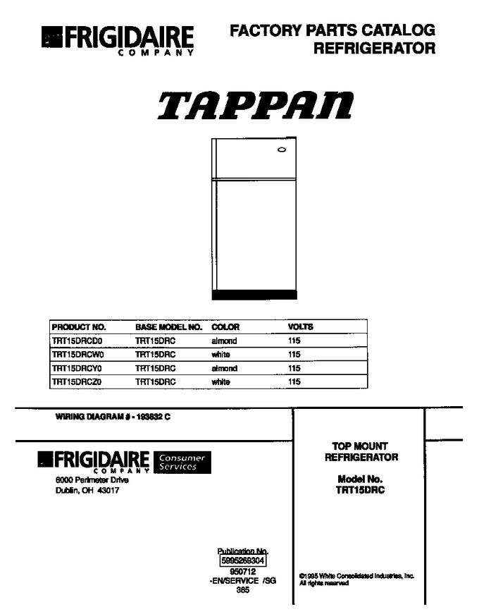 Diagram for TRT15DRCW0