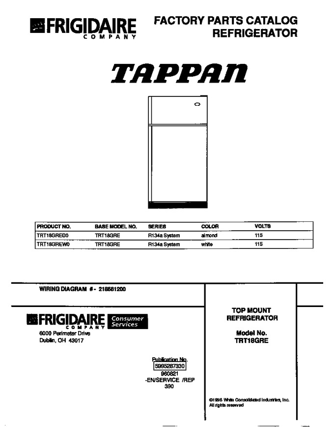 Diagram for TRT18GREW0