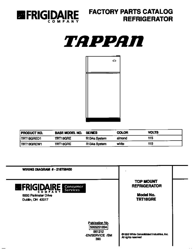 Diagram for TRT18GRED1