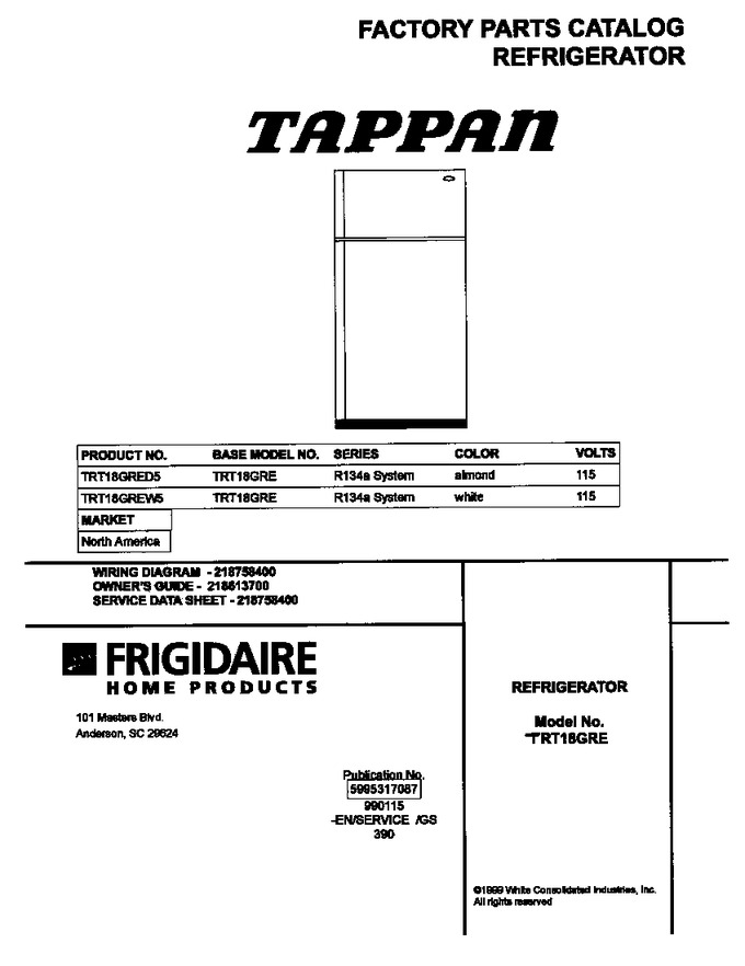 Diagram for TRT18GRED5