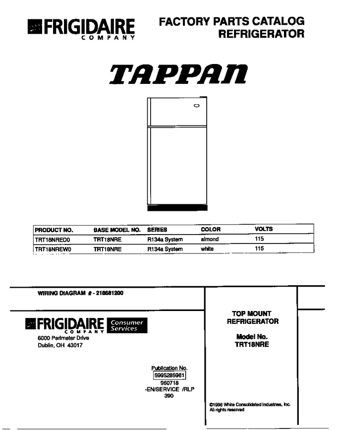 Diagram for TRT18NRED0