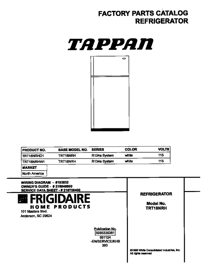 Diagram for TRT18NRHW1