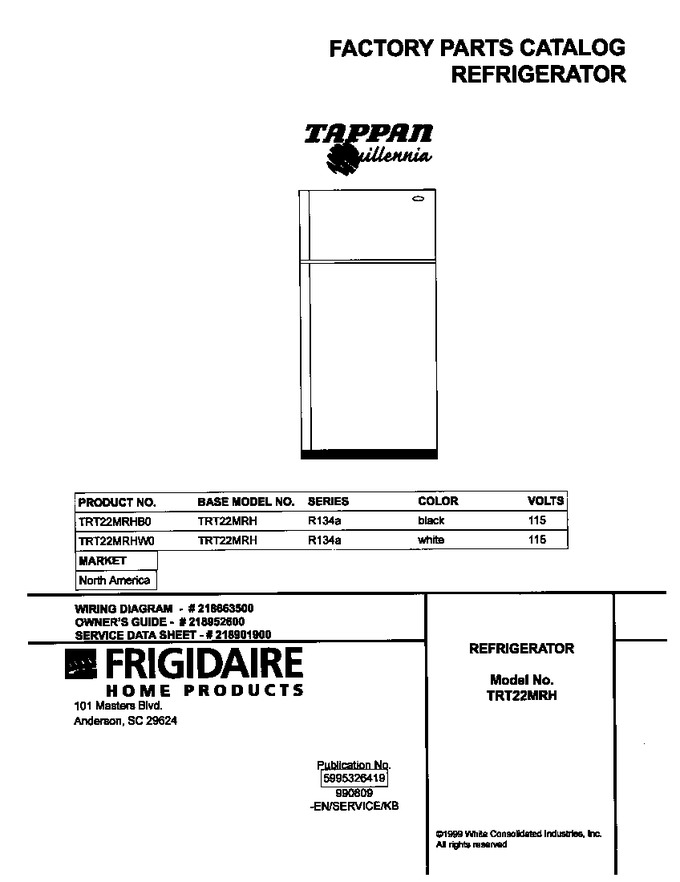Diagram for TRT22MRHW0