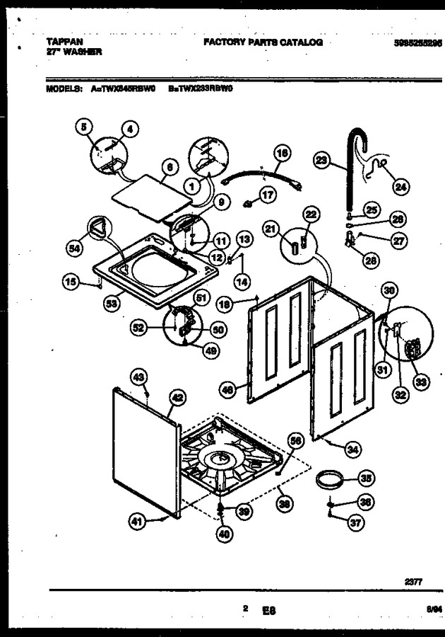 Diagram for TWX233RBW0