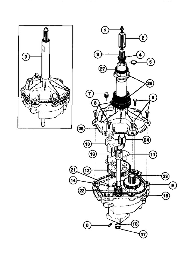 Diagram for TWX233RBD1