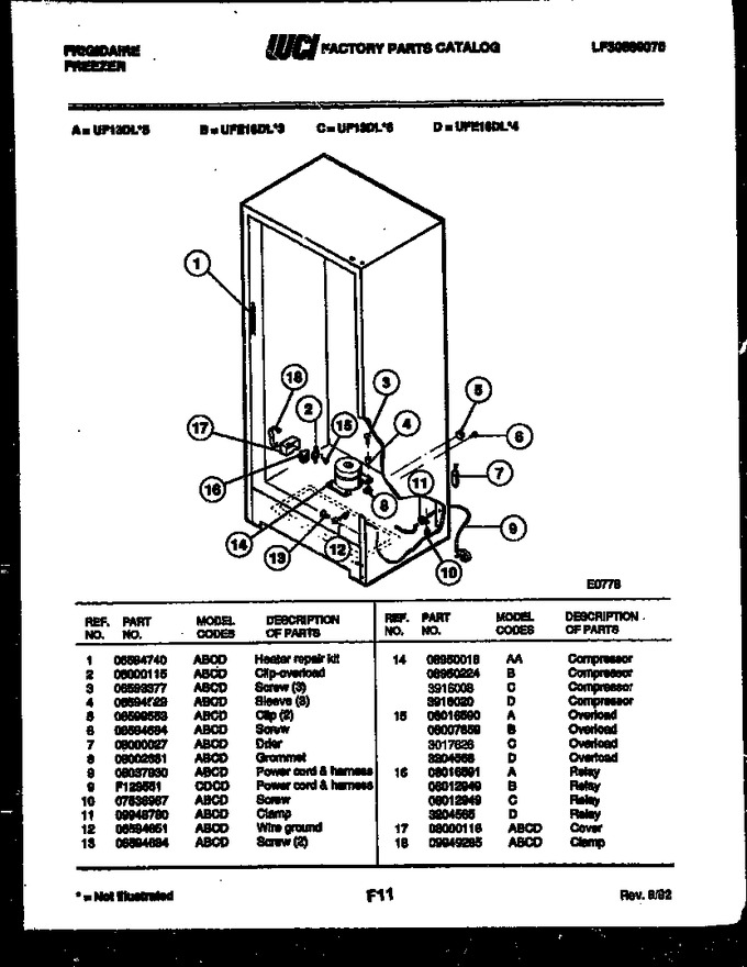 Diagram for UFE16DL4