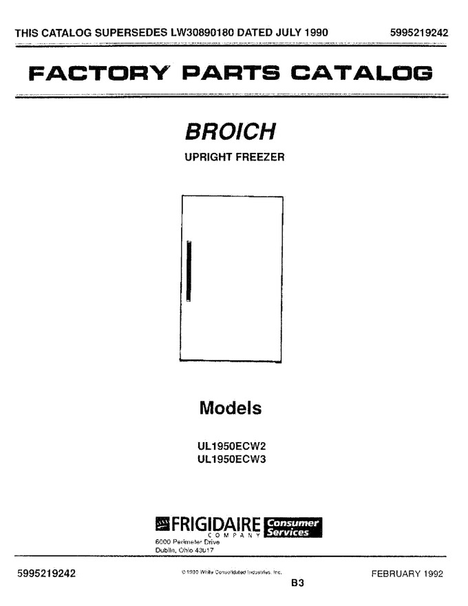 Diagram for UL1950ECW2