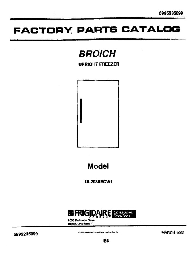 Diagram for UL2030ECW1