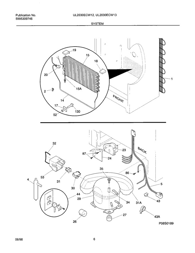Diagram for UL2030ECW13