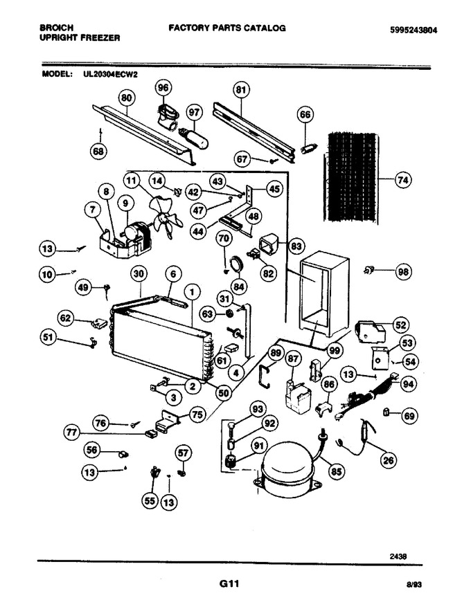 Diagram for UL2030ECW2