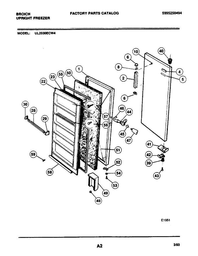 Diagram for UL2030ECW4
