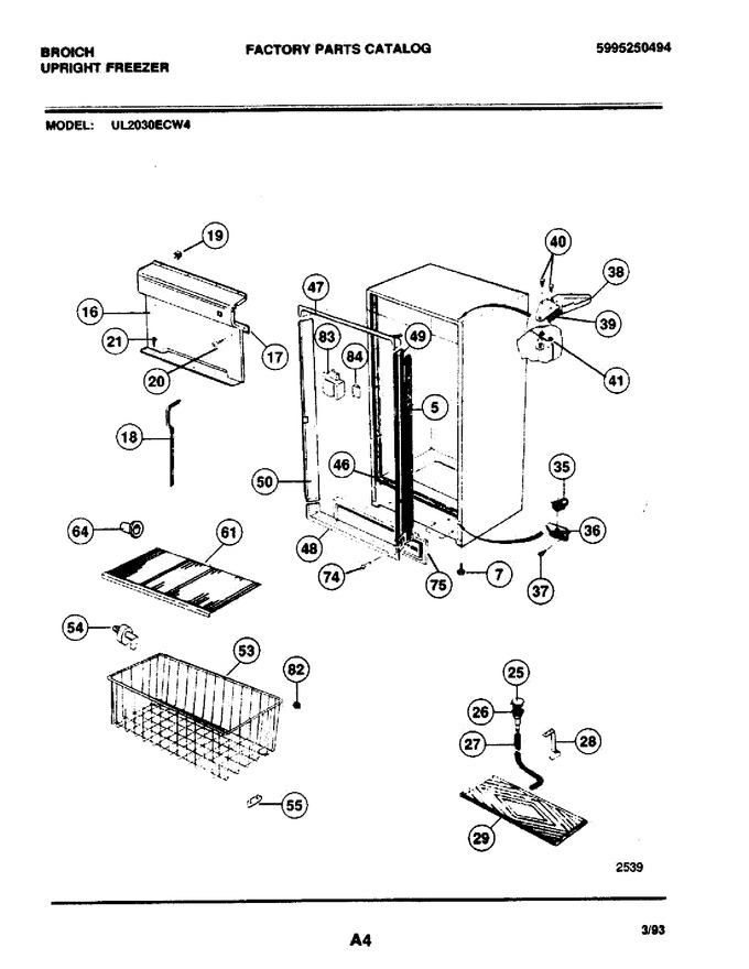 Diagram for UL2030ECW4