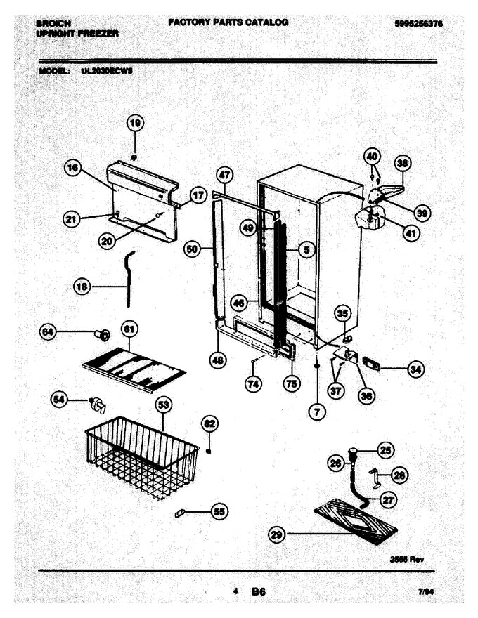 Diagram for UL2030ECW5