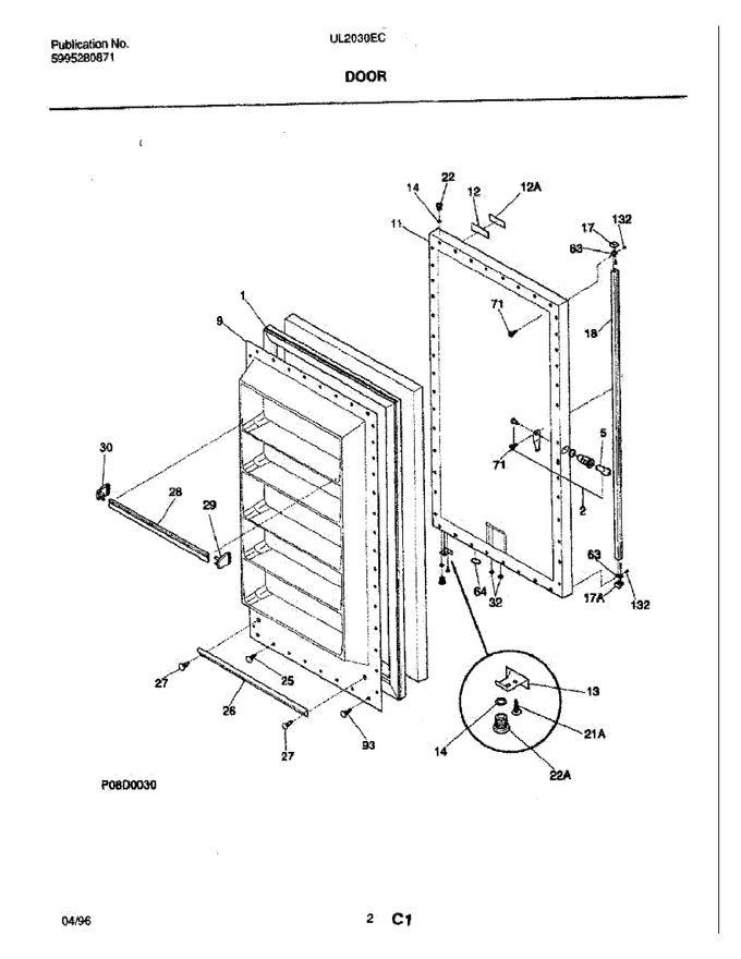 Diagram for UL2030ECW8