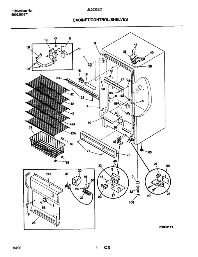Diagram for UL2030ECW8