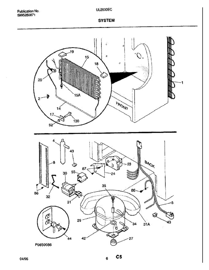 Diagram for UL2030ECW8