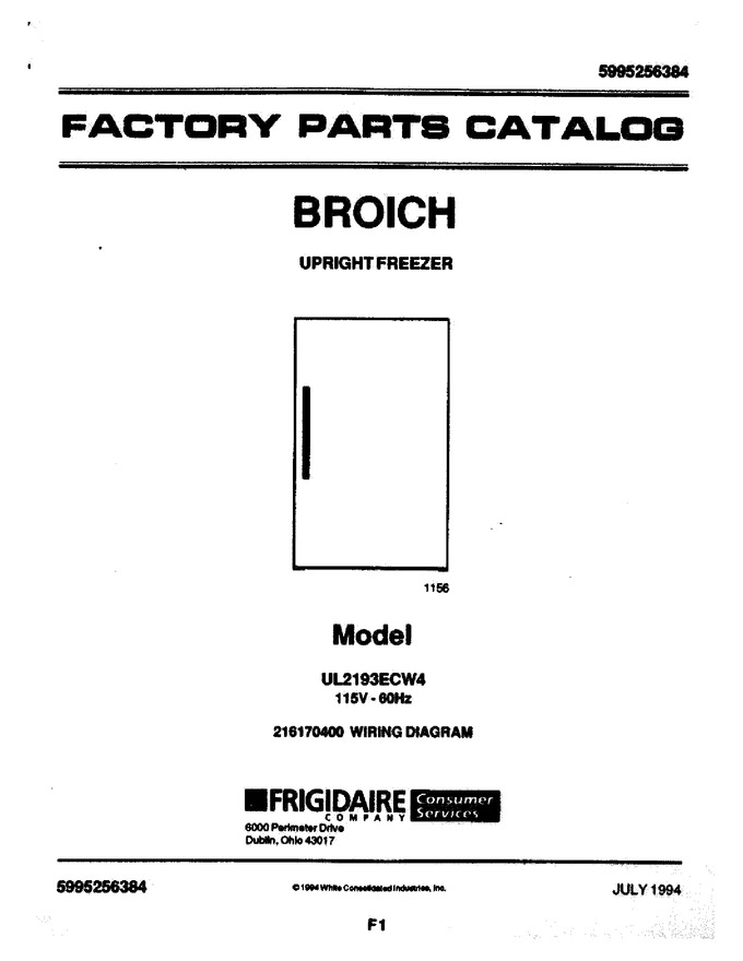 Diagram for UL2193ECW4