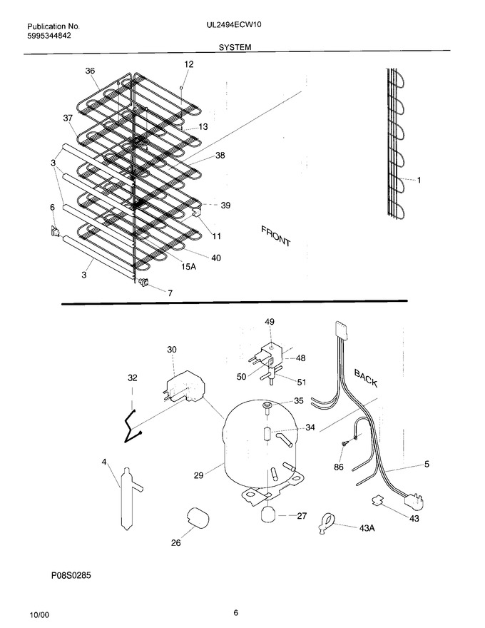 Diagram for UL2494ECW10