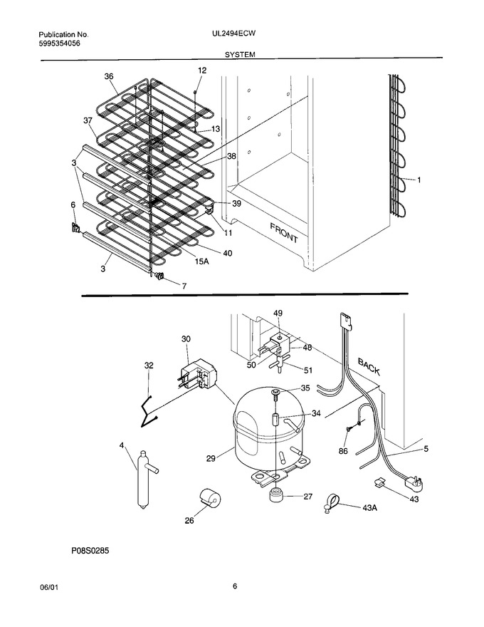 Diagram for UL2494ECW11