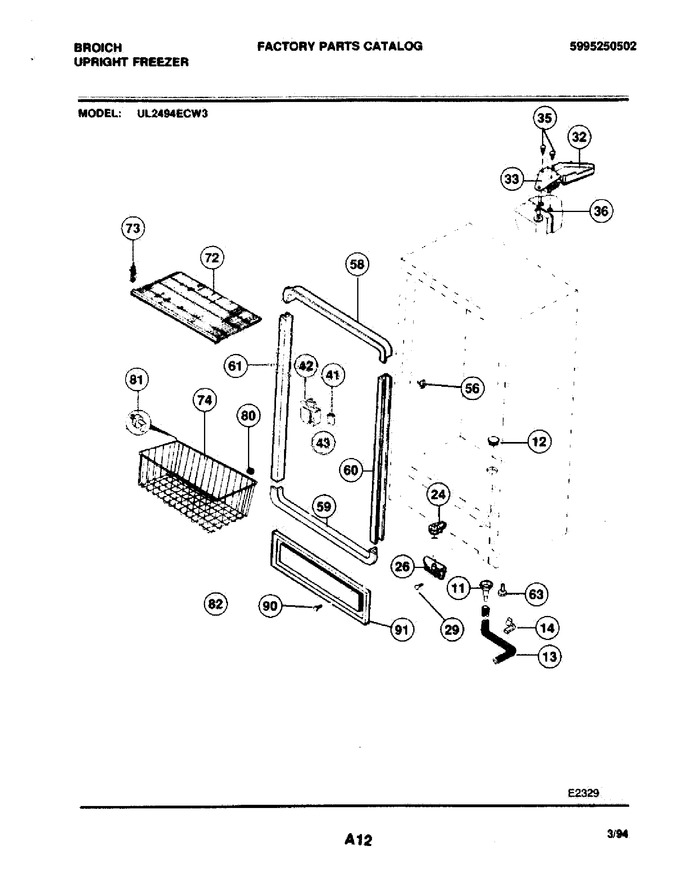 Diagram for UL2494ECW3