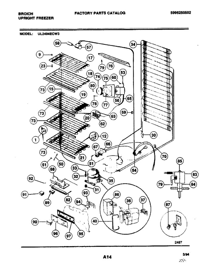 Diagram for UL2494ECW3