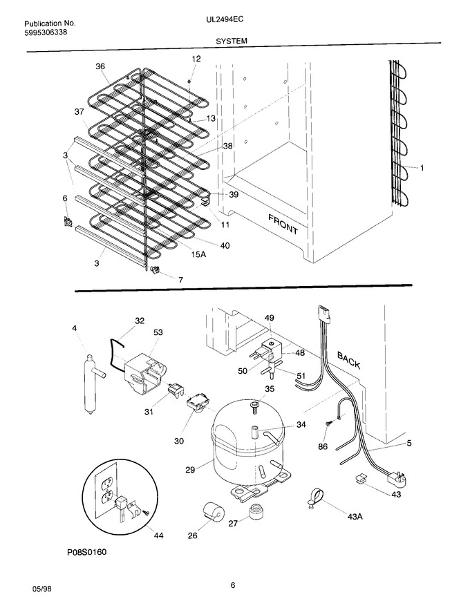 Diagram for UL2494ECW8
