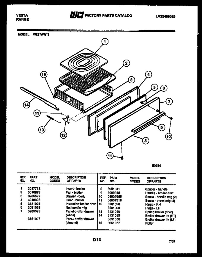 Diagram for VG21AW3-23