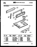 Diagram for 02 - Backguard And Cooktop Parts