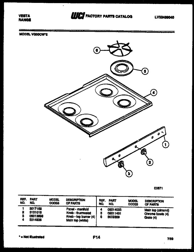 Diagram for VG30CW2