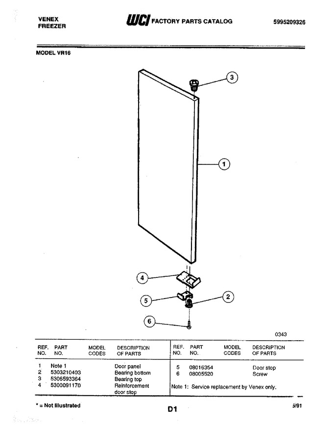 Diagram for VR16