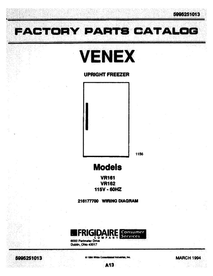 Diagram for VR162