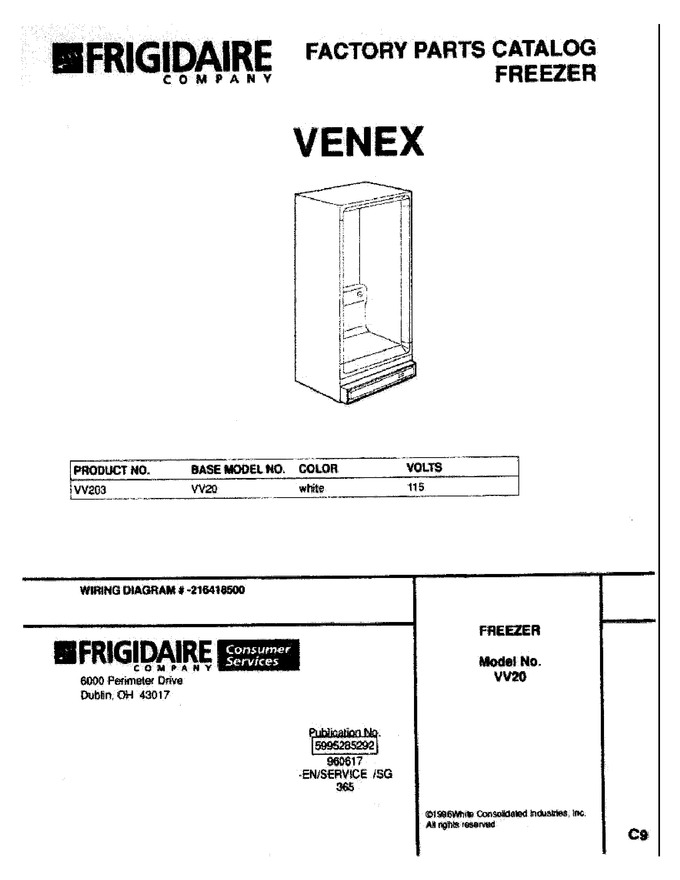 Diagram for VV203