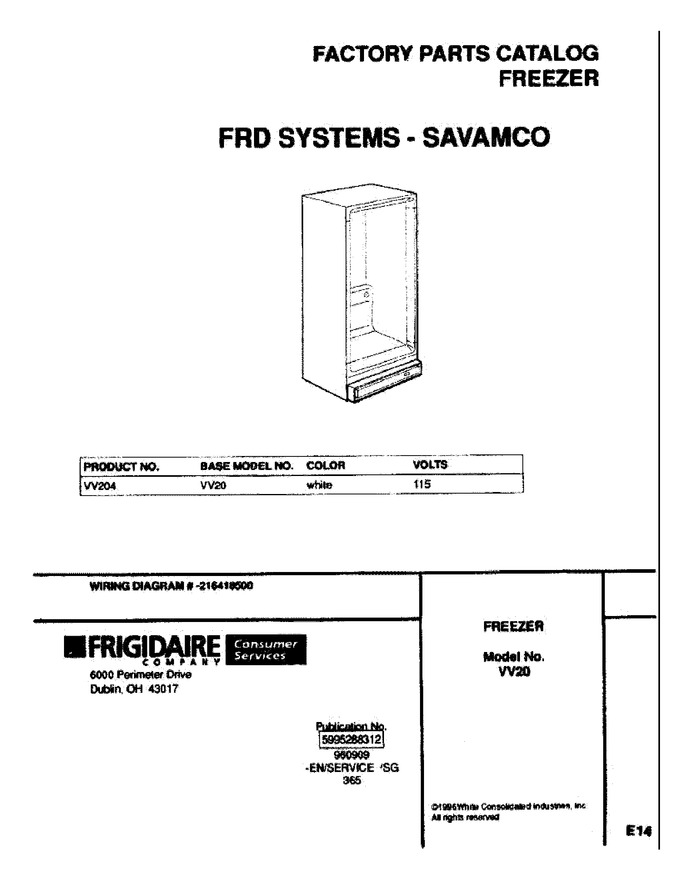 Diagram for VV204