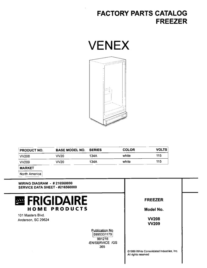 Diagram for VV208