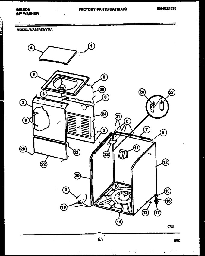 Diagram for WA24P2WYMA