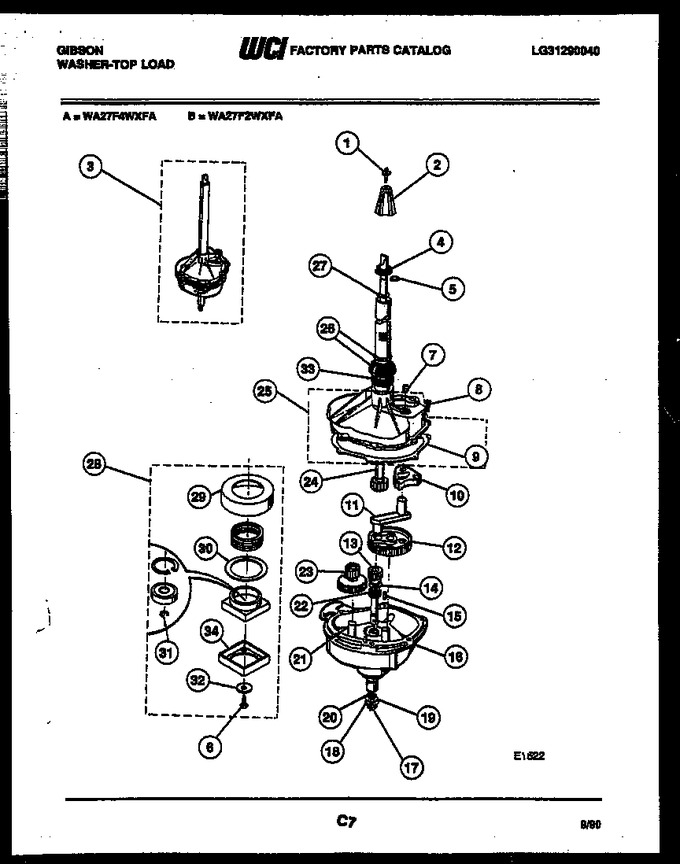Diagram for WA27F2WXFA
